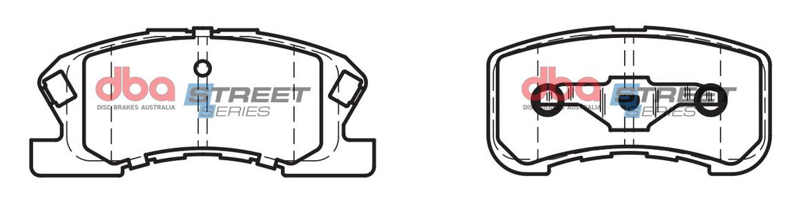 DBA Street Series Brake Pad Set Front DB1380SS