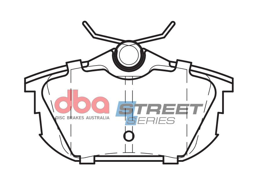 DBA Street Series Brake Pad Set Rear DB1382SS