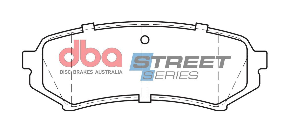 DBA Street Series Brake Pad Set Rear DB1383SS