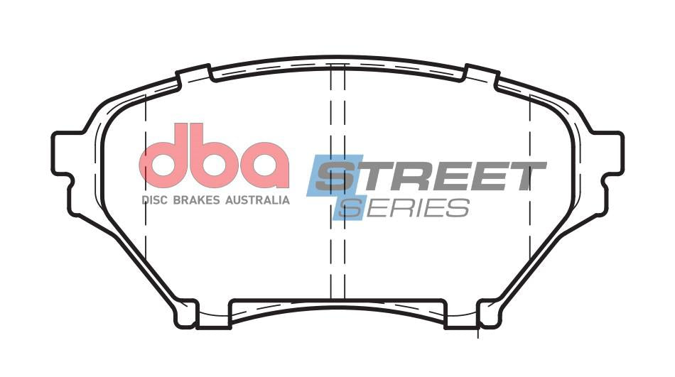 DBA Street Series Brake Pad Set Front DB1386SS