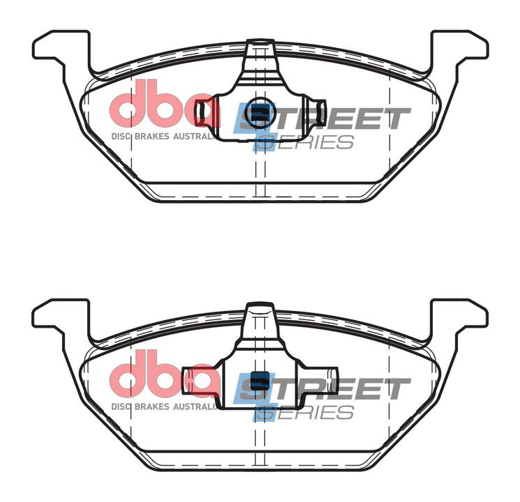 DBA Street Series Brake Pad Set Front DB1387SS