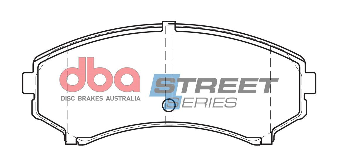 DBA Street Series Brake Pad Set Front DB1388SS