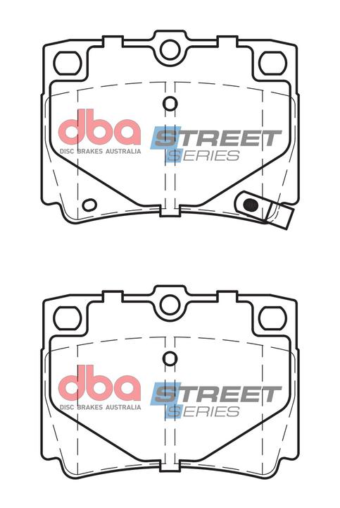 DBA Street Series Brake Pad Set Rear DB1390SS