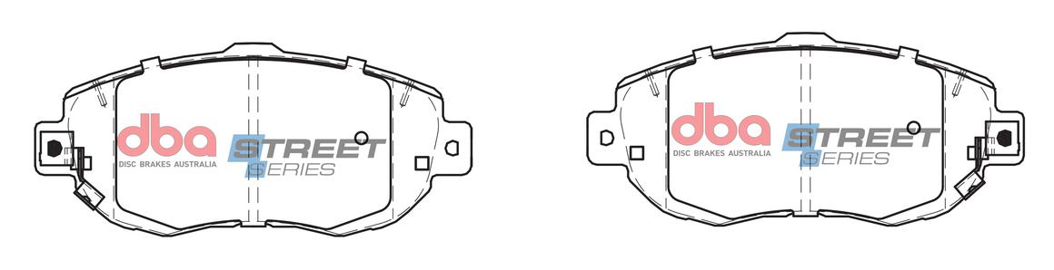 DBA Street Series Brake Pad Set Front DB1395SS