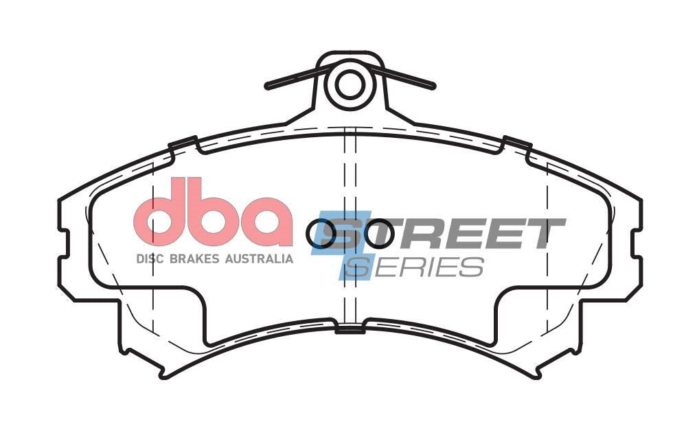 DBA Street Series Brake Pad Set Front DB1402SS