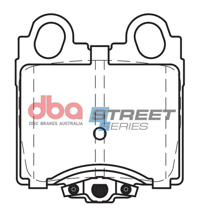 DBA Street Series Brake Pad Set Rear DB1416SS