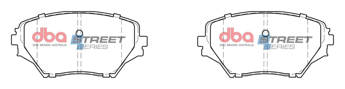DBA Street Series Brake Pad Set Front DB1432SS