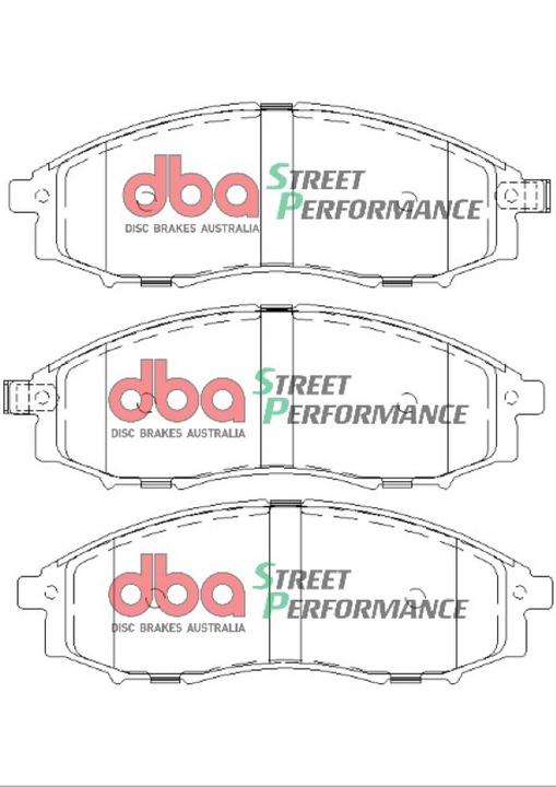 DBA Street Performance Brake Pad Set Front DB1439SP