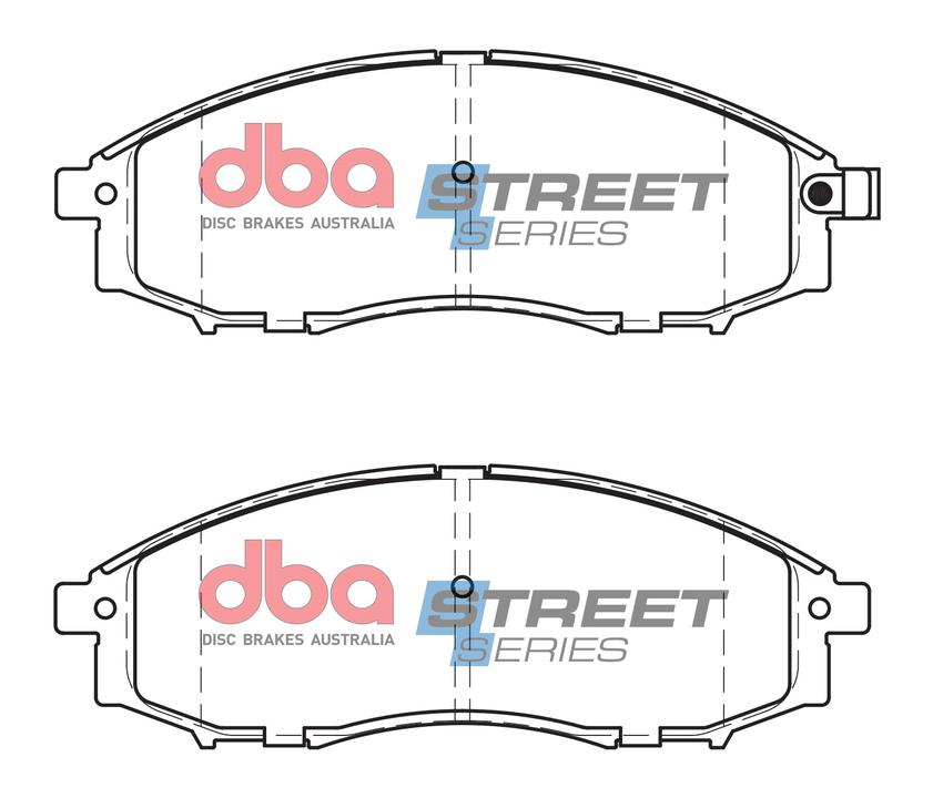 DBA Street Series Brake Pad Set Front DB1439SS