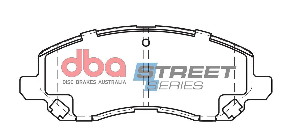 DBA Street Series Brake Pad Set Front DB1441SS