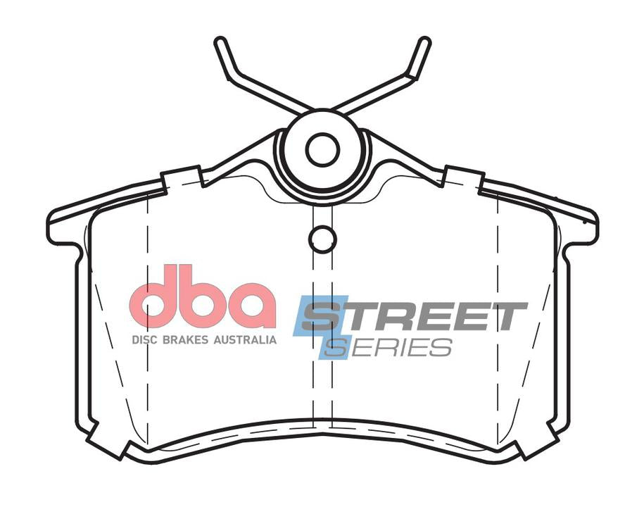 DBA Street Series Brake Pad Set Rear DB1449SS