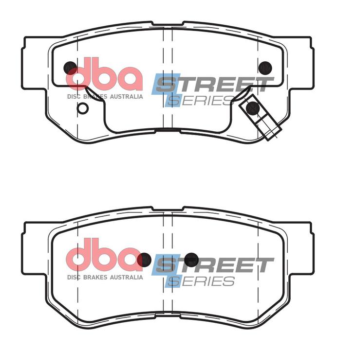 DBA Street Series Brake Pad Set Rear DB1451SS