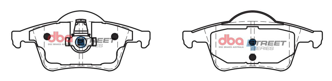DBA Street Series Brake Pad Set Rear DB1456SS