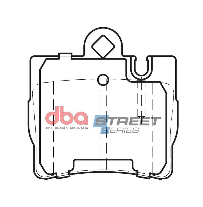 DBA Street Series Brake Pad Set Rear DB1458SS
