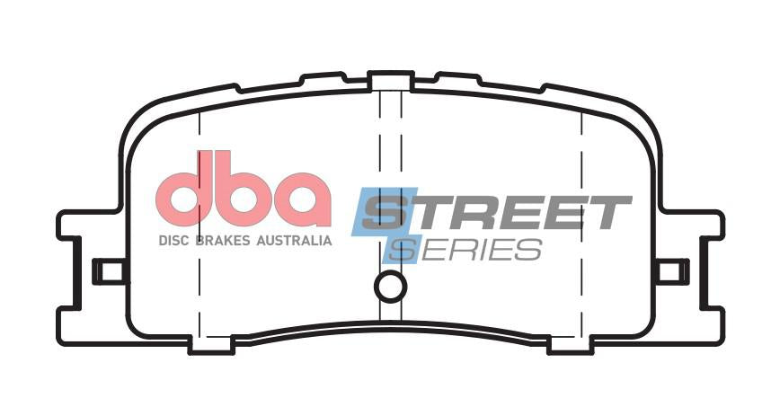 DBA Street Series Brake Pad Set Rear DB1463SS