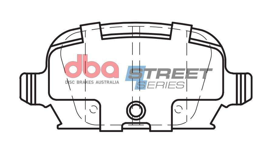 DBA Street Series Brake Pad Set Rear DB1472SS