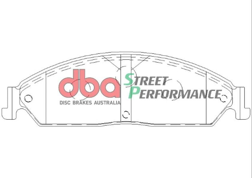 DBA Street Performance Brake Pad Set Front DB1473SP