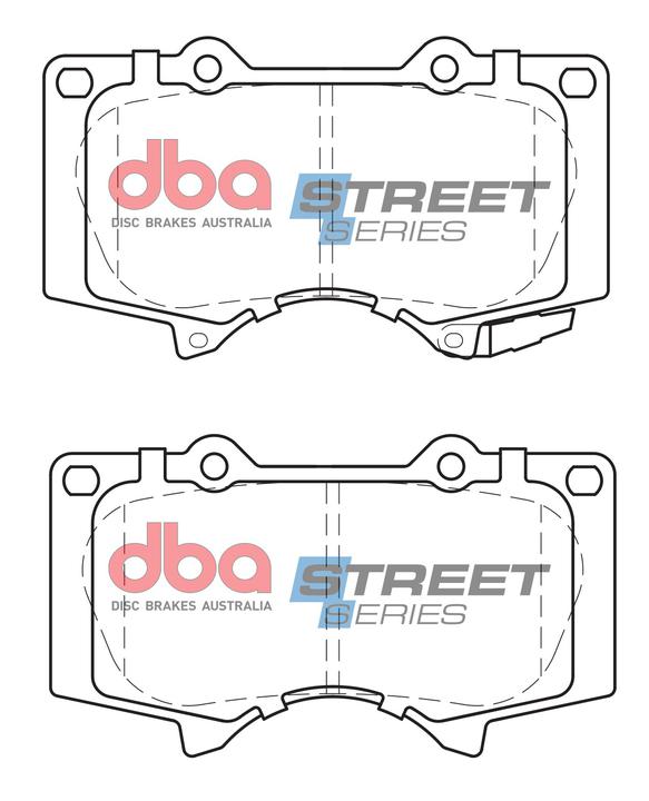 DBA Street Series Brake Pad Set Front DB1482SS