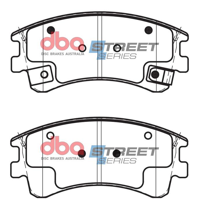 DBA Street Series Brake Pad Set Front DB1484SS