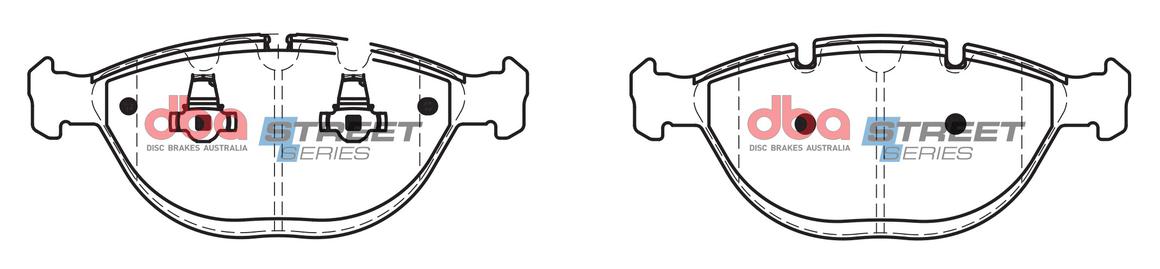DBA Street Series Brake Pad Set Front DB1495SS
