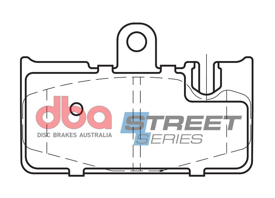 DBA Street Series Brake Pad Set Rear DB1497SS