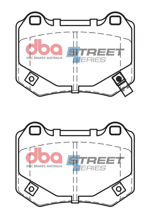 DBA Street Series Brake Pad Set DB15007SS