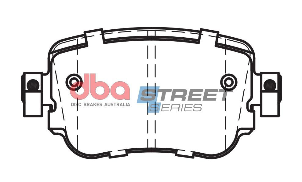 DBA Street Series Brake Pad Set DB15009SS