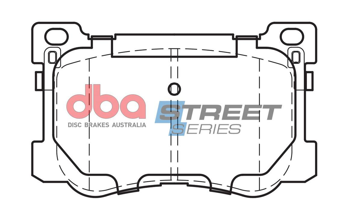 DBA Street Series Brake Pad Set DB15021SS