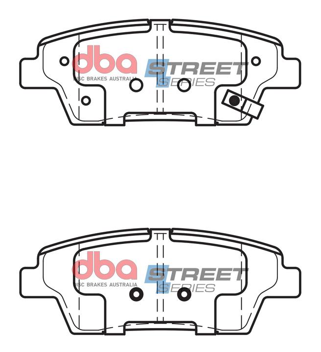 DBA Street Series Brake Pad Set DB15022SS