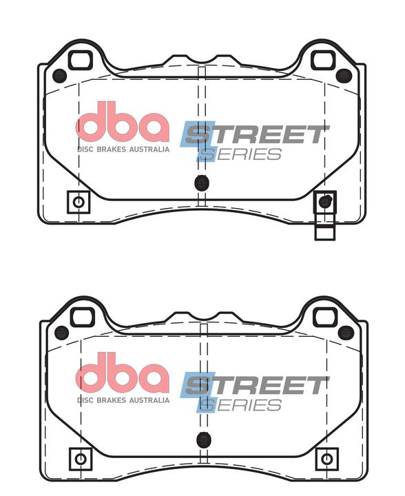 DBA Street Series Brake Pad Set DB15025SS
