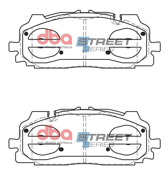 DBA Street Series Brake Pad Set DB15030SS