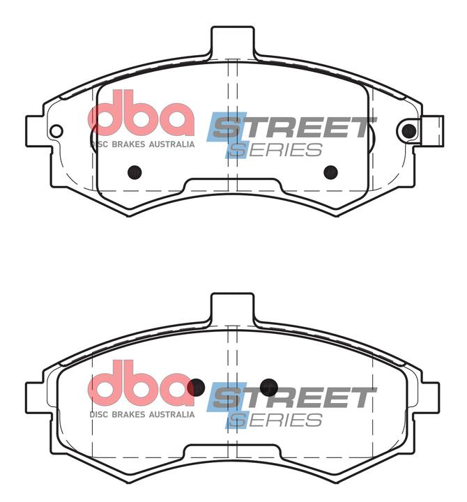 DBA Street Series Brake Pad Set Front DB1503SS