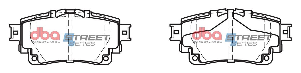 DBA Street Series Brake Pad Set DB15044SS