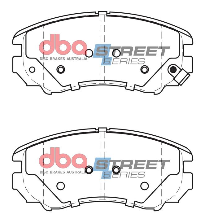 DBA Street Series Brake Pad Set Front DB1504SS