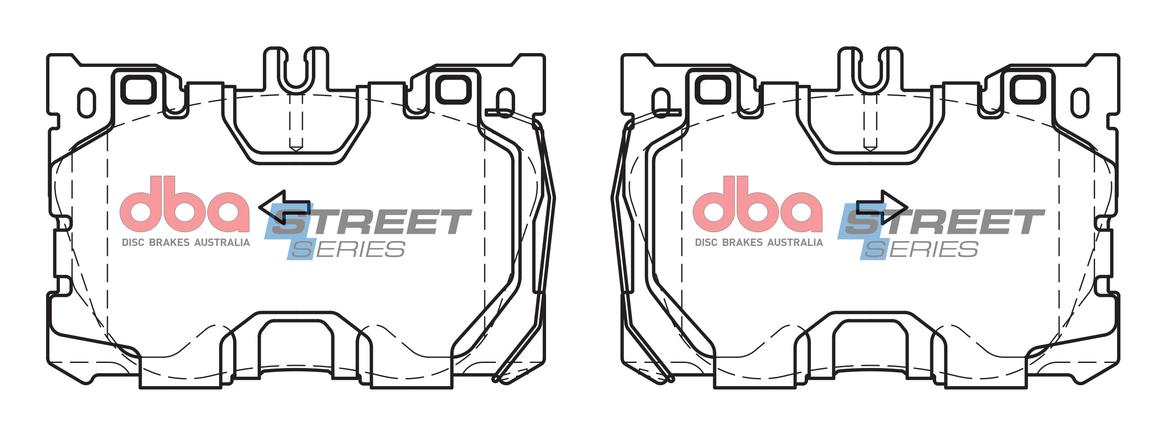 DBA Street Series Brake Pad Set DB15062SS