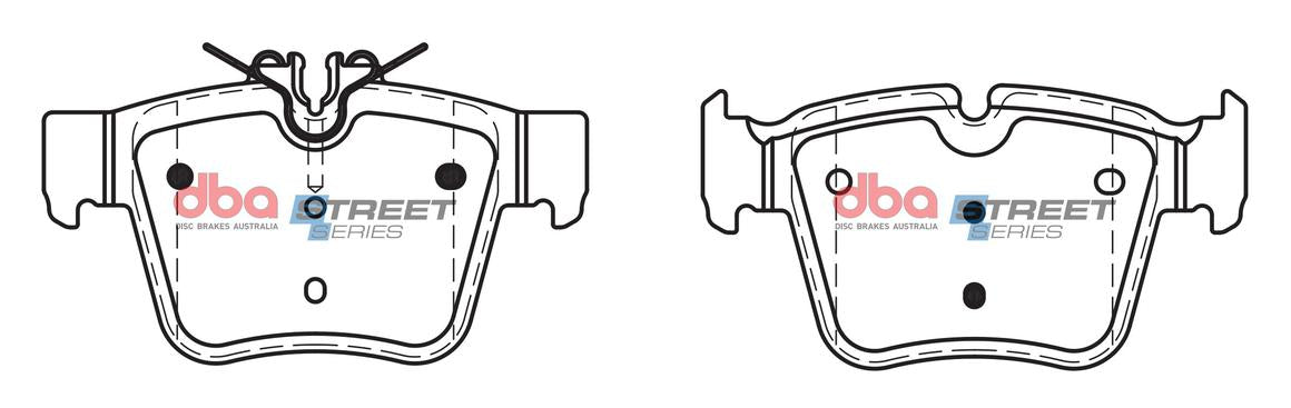 DBA Street Series Brake Pad Set DB15063SS