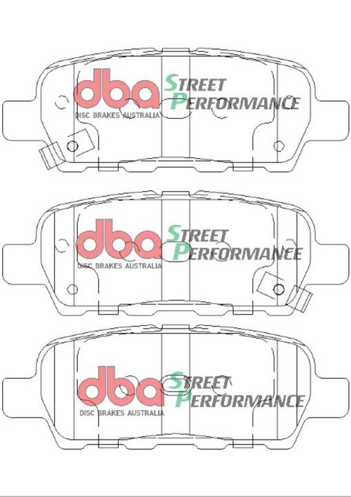 DBA Street Performance Brake Pad Set Rear DB1509SP