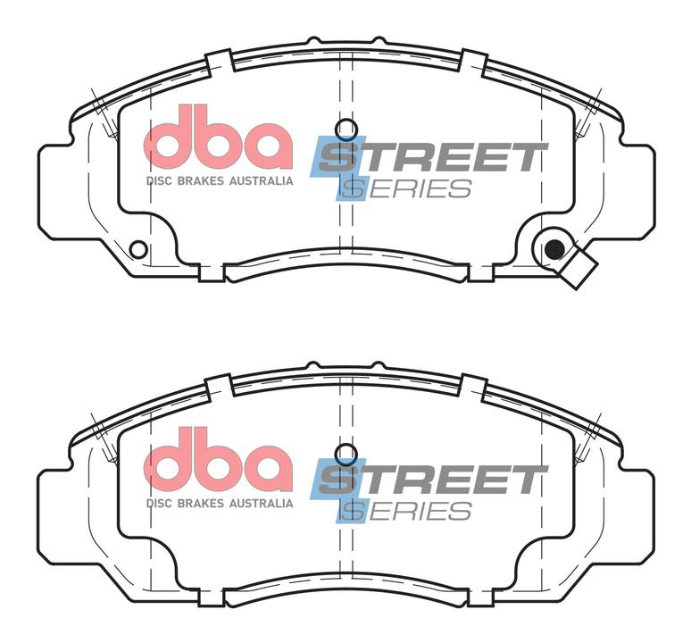 DBA Street Series Brake Pad Set Front DB1515SS