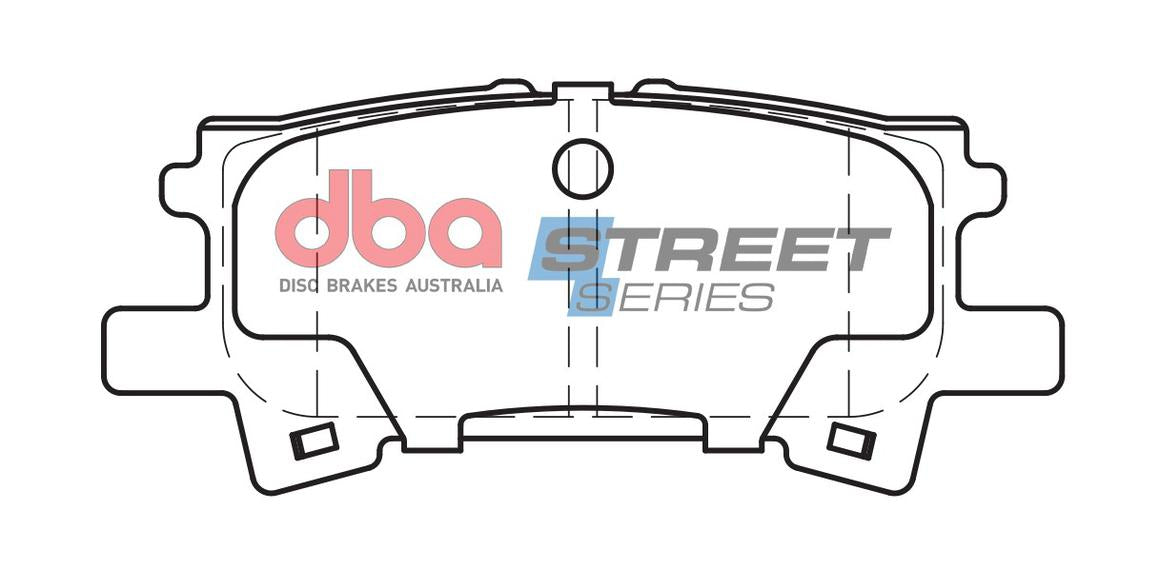 DBA Street Series Brake Pad Set Rear DB1518SS