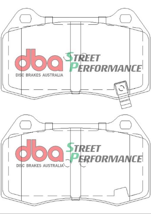 DBA Street Performance Brake Pad Set Front DB1520SP
