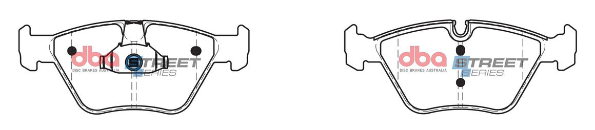 DBA Street Series Brake Pad Set Front DB1522SS