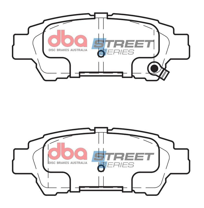 DBA Street Series Brake Pad Set Rear DB1660SS