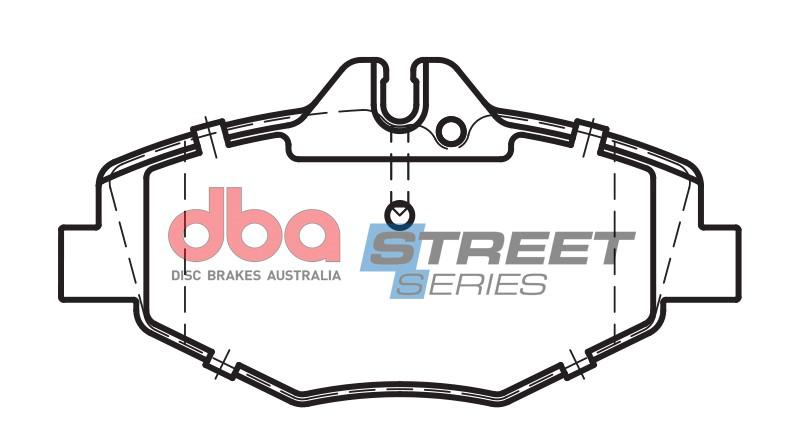 DBA Street Series Brake Pad Set Front DB1667SS