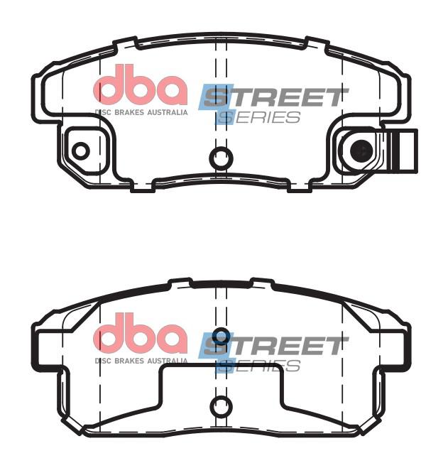 DBA Street Series Brake Pad Set Rear DB1671SS