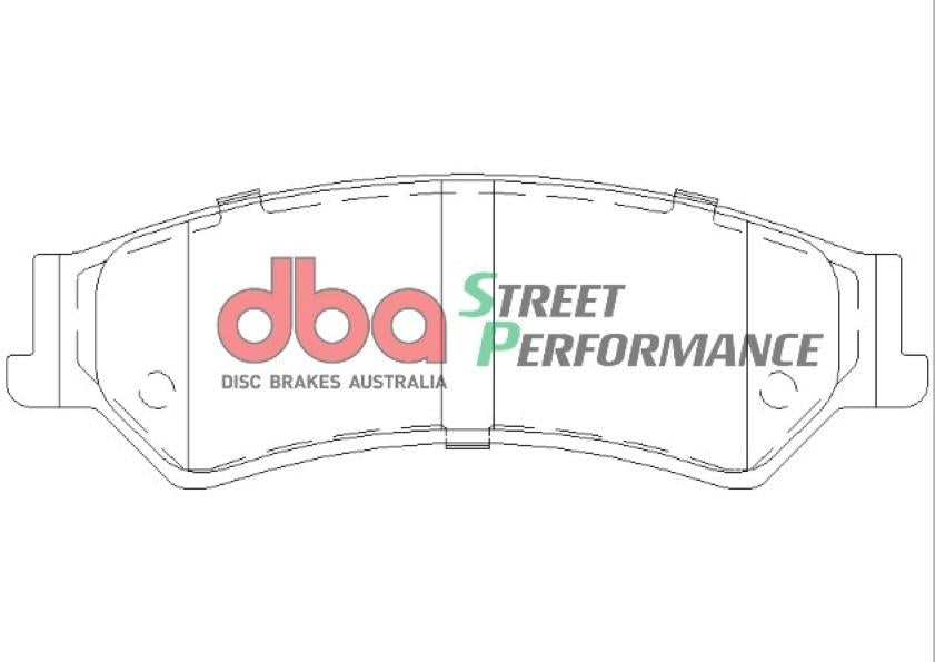DBA Street Performance Brake Pad Set Rear DB1675SP