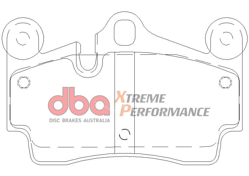 DBA Xtreme Performance Brake Pad Set Rear DB1677XP