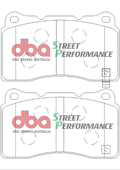 DBA Street Performance Brake Pad Set Front DB1678SP