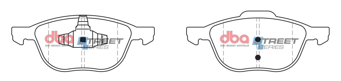 DBA Street Series Brake Pad Set Front DB1679SS