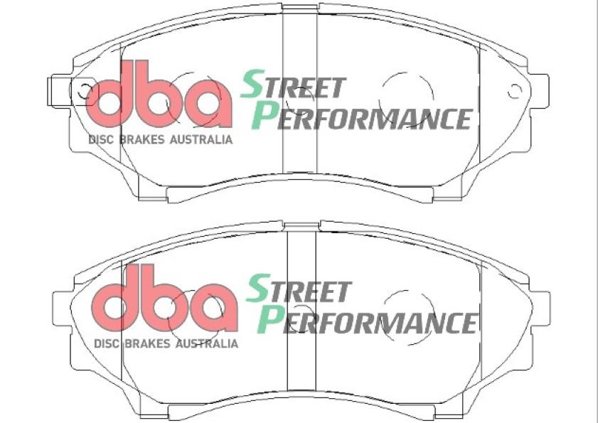 DBA Street Performance Brake Pad Set Front DB1681SP