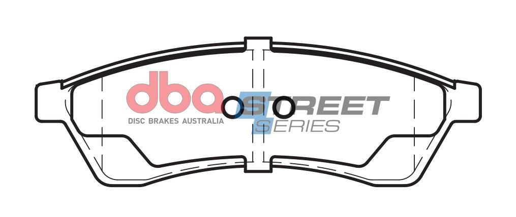 DBA Street Series Brake Pad Set Rear DB1689SS